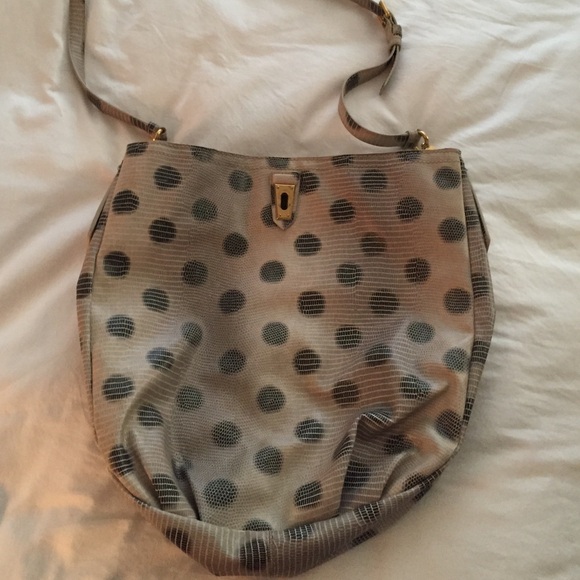 Marc By Marc Jacobs Handbags - Marc by Marc Jacobs Beige Polka Dot Crossbody Bag